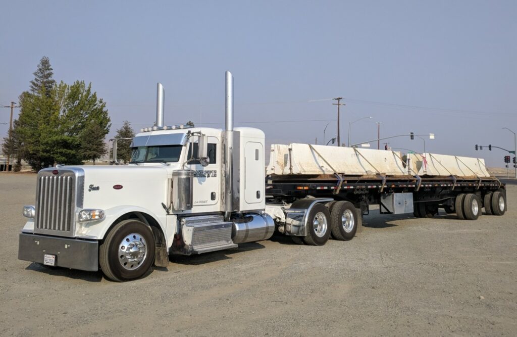 Hauling - Coast Pipe - Used Pipe Paso Robles California